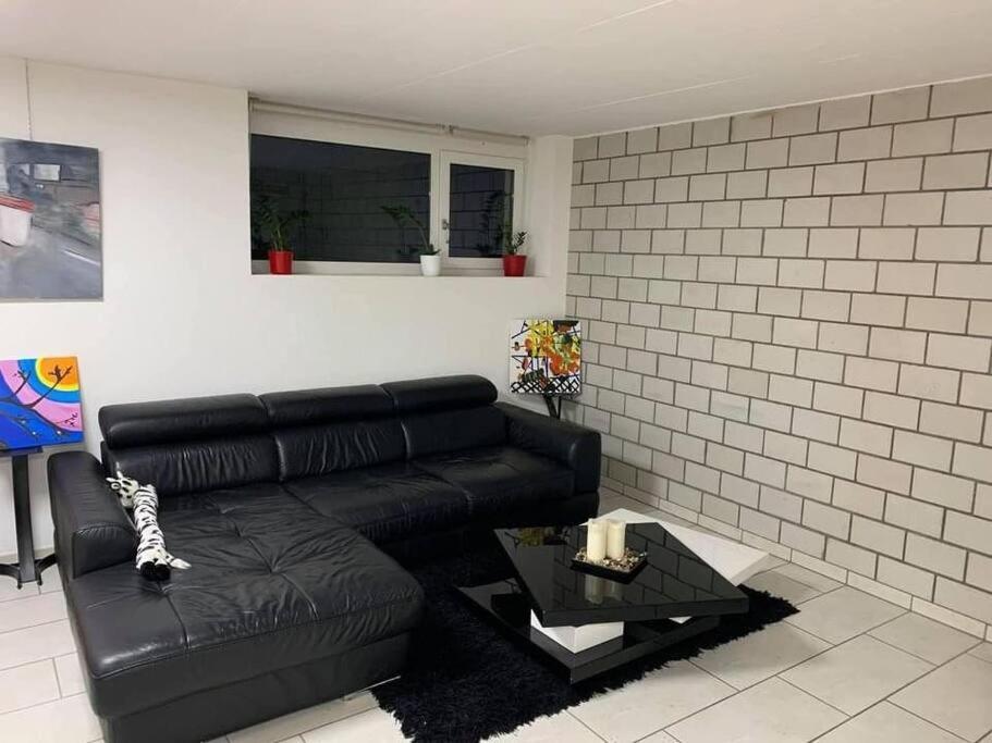 Basel - 5 Mins Away - Modern Basement Studio With Kitchen 35M2 In Muttenz Esterno foto